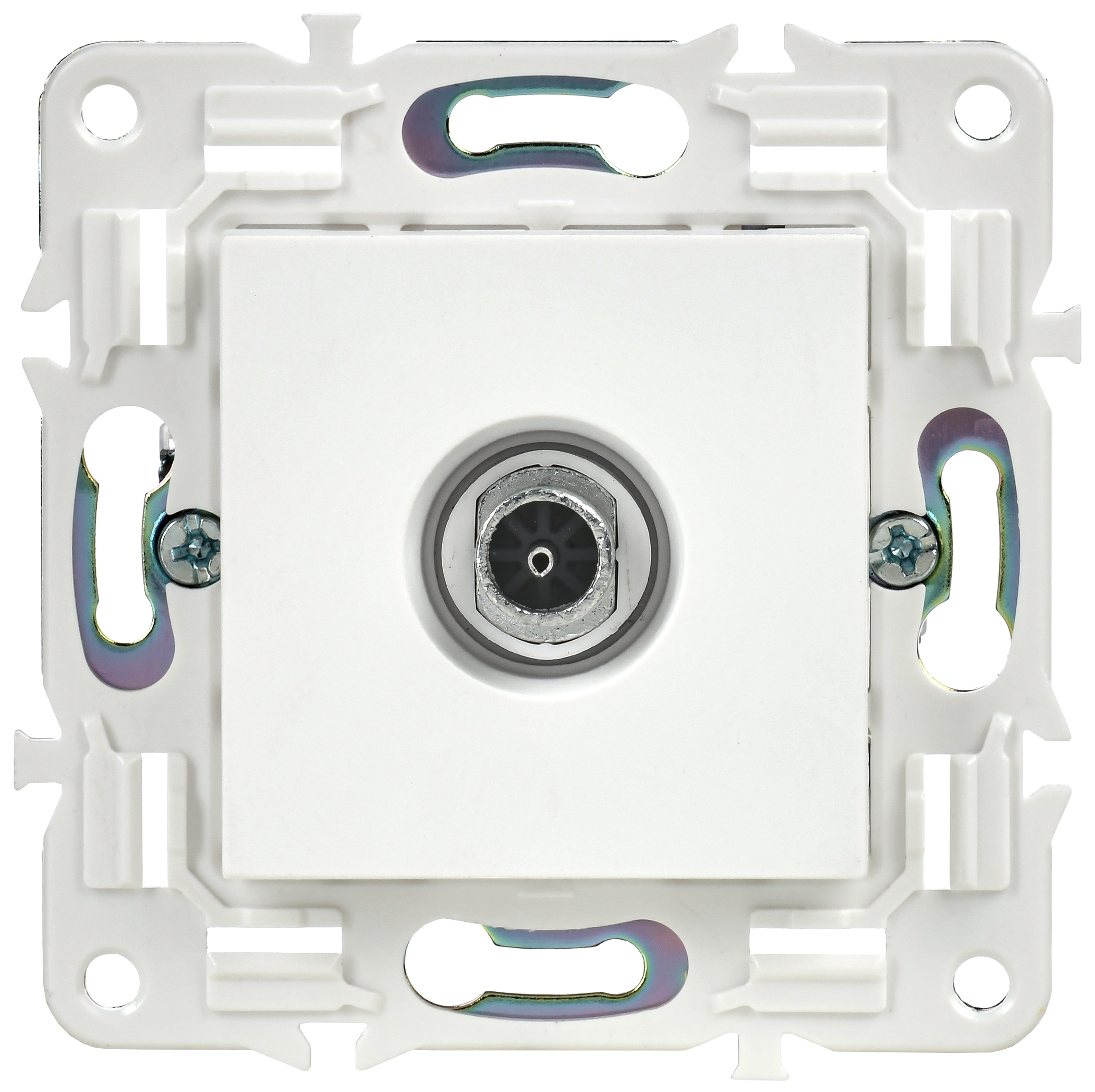 SKANDY Розетка TV оконечная SK-A12W арктический белый IEK SK-A10-O-K01