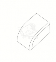 Заглушка 16х16 белая Tplast 50.15.005.002