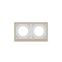 Рамка 2 поста IP44, KANT, ванильный марципан DKC 7015944
