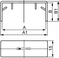 Соединение на стык GM 15x17 DKC 00590
