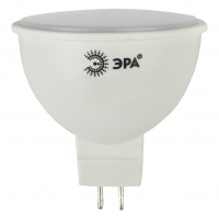 Лампа светодиодная LED 4 Вт 320Лм 6000К софит холодный GU5.3 170-265В LED MR16-4W-860-GU5.3 Standart ЭРА Б0049068