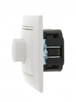 MIRA Диммер 800Вт белый с белой вставкой Lezard 701-0202-115