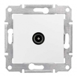 Sedna Розетка телевизионная TV оконечная 1дБ в рамку белая Schneider Electric SDN3201621