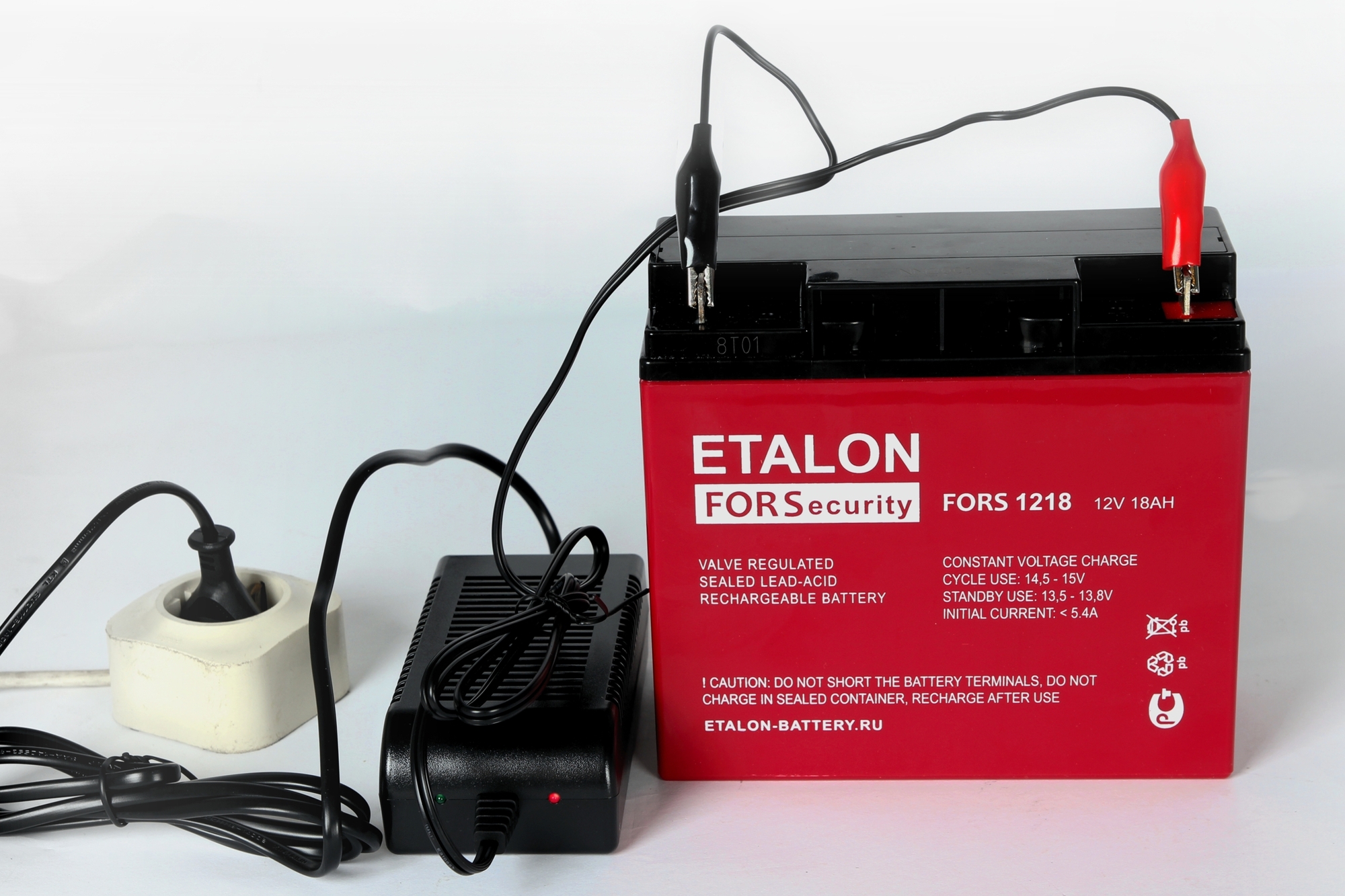 Аккумулятор 12В 18Ач ETALON BATTERY FORS 1218 200-12/18S