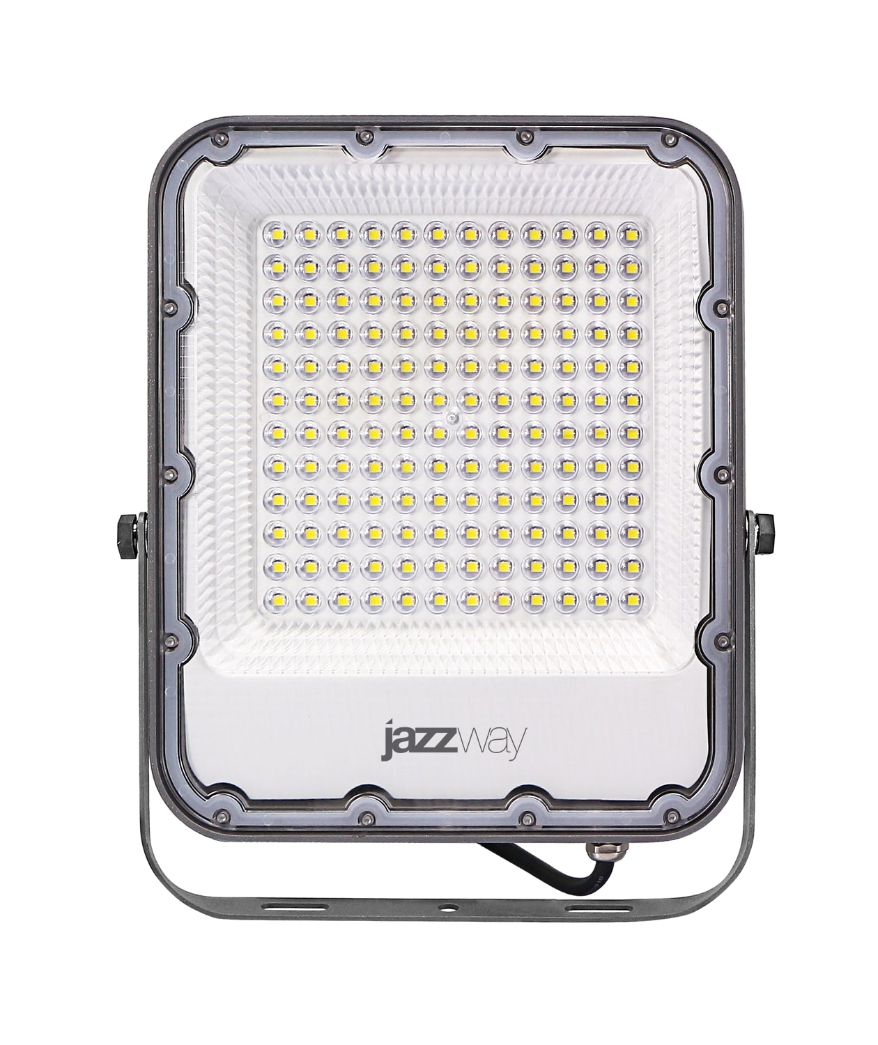 Прожектор светодиодный ДО-100 Вт 11000 Лм 6500К IP65 200-240 В LED угол светораспределения 80° -40... +50°С литой алюминий с антикоррозийным покрытиемлинзовый модуль Jazzway JazzWay 5036437