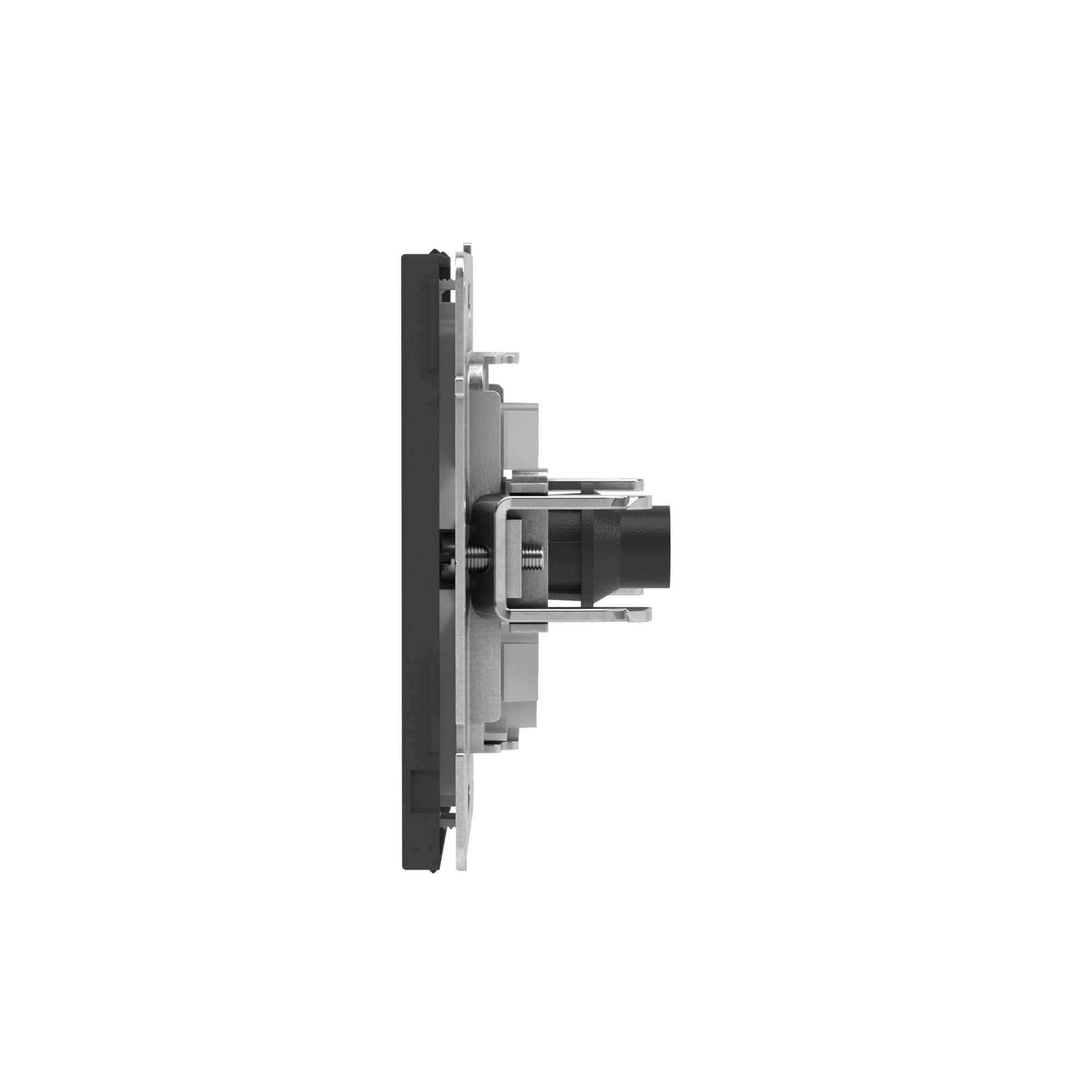 Розетка TV одиночная, KANT, черный уголь DKC 7012503