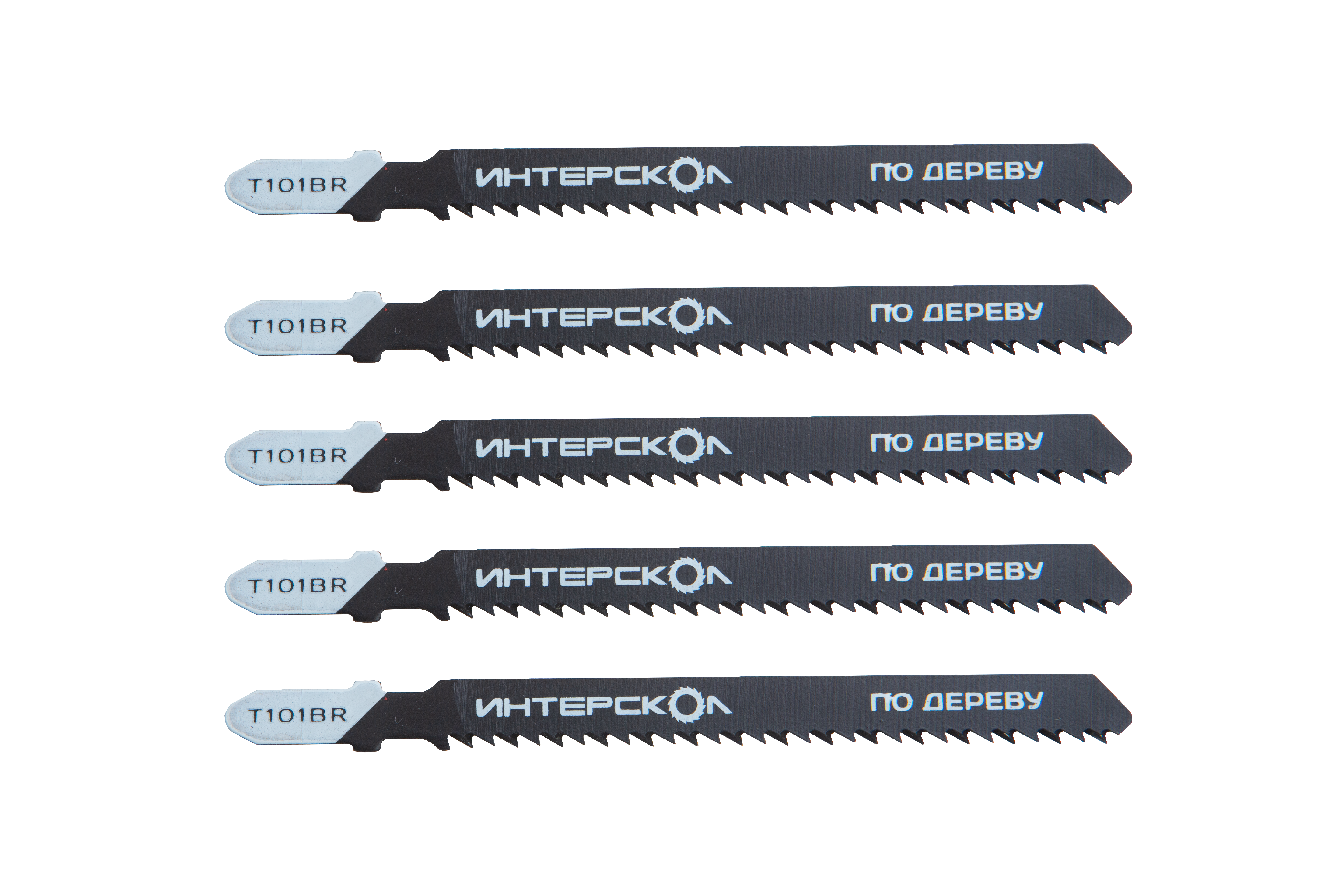 Пилки для лобзика по дереву T101BR 100х75х2,5 (5шт) Интерскол 34175.105
