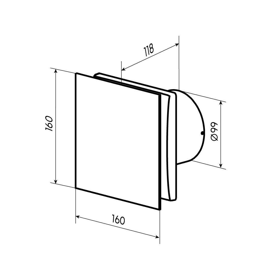 Вентилятор осевой 100 V ZERNBERG 10240401 00-024040  