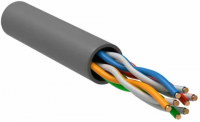 Витая пара U/UTP кат 5E 4х2х24AWG solid PVC 100м серый ITK LC1-C5E04-111-100