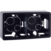 Коробка накладного монтажа 2 поста INSPIRIA антрацит Legrand 673993