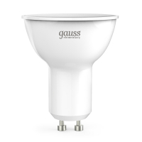Лампа светодиодная LED 5.5 Вт 430 лм 3000К софит MR16 теплый GU10 AC 220В Elementary GAUSS 13616