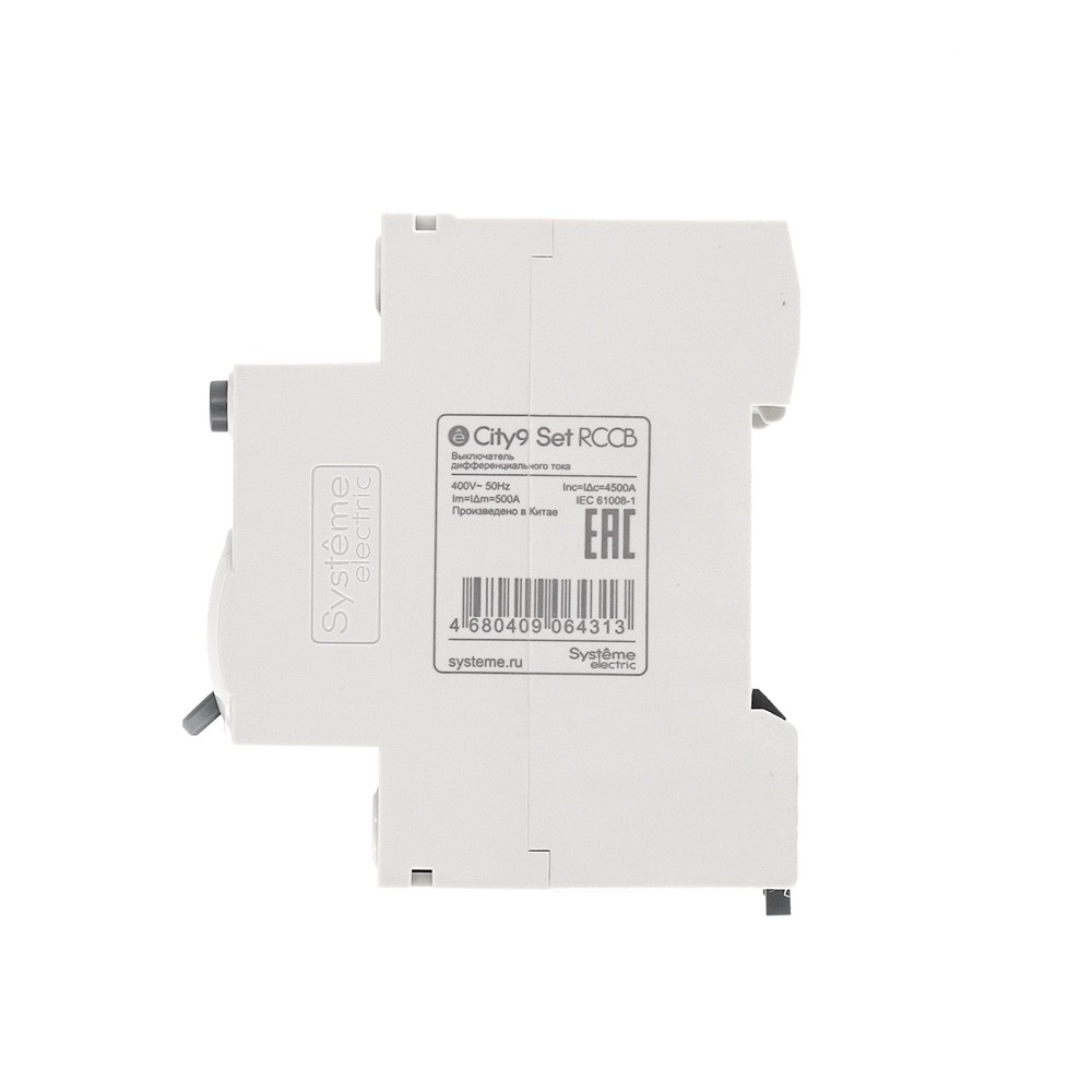 Выключатель дифференциального тока (ВДТ) 40А 4P 30мА Тип-A 400В City9 Set Systeme Electric C9R68440