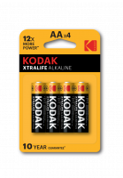 Батарейка LR6-4BL XTRALIFE Alkaline KODAK Б0014328