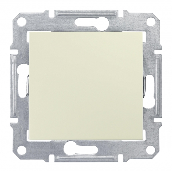 Выключатель одноклавишный, в рамку, бежевый Schneider Electric SDN0100147