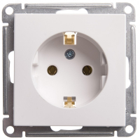 W59 Розетка с заземлением без шторок, 16А, механизм, белый Systeme Electric RS16-154-1-86