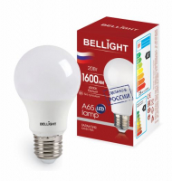 Лампа светодиодная LED A65 220V/20W/E27 1600Lm 4000К BELLIGHT 84791702
