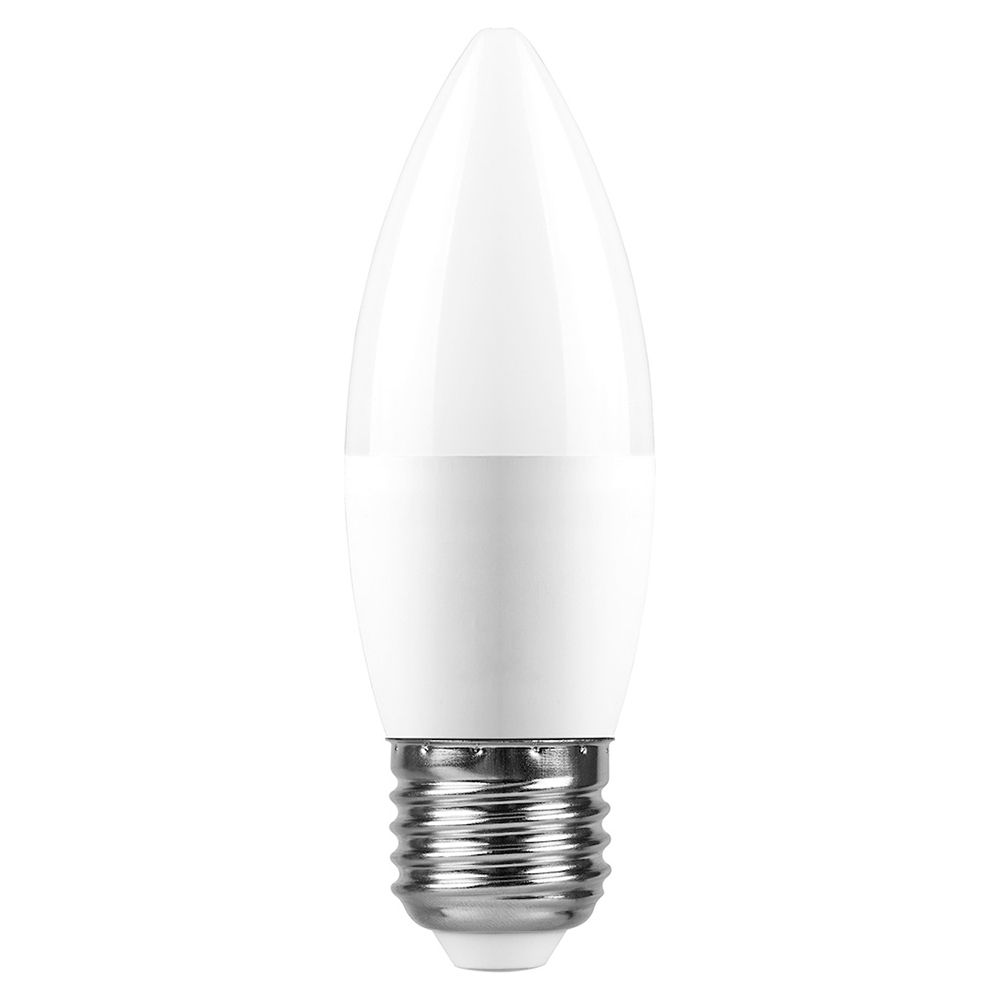 Лампа светодиодная LED 11вт Е27 дневной матовая свеча FERON LB-770 25945