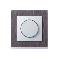 M-Pure Decor Рамка 1 пост венге/алюминий Schneider Electric MTN4010-3671