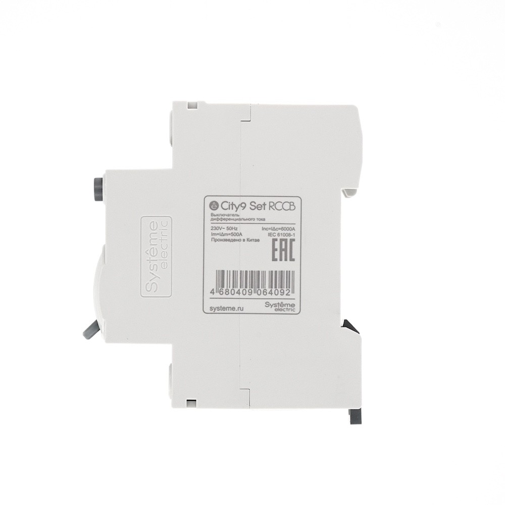 Выключатель дифференциального тока (ВДТ) 25А 2P 30мА Тип-A 230В City9 Set Systeme Electric C9R68225