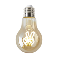 Лампочка филаментная цоколь E27 3W 2400К тип A60 PEACE Voltega 8584 VG10-A60E27warm3W-F-PEACE