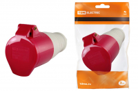 Розетка 224 переносная 3Р+РЕ 32А 380В IP44 TDM TDM ELECTRIC SQ0603-0013