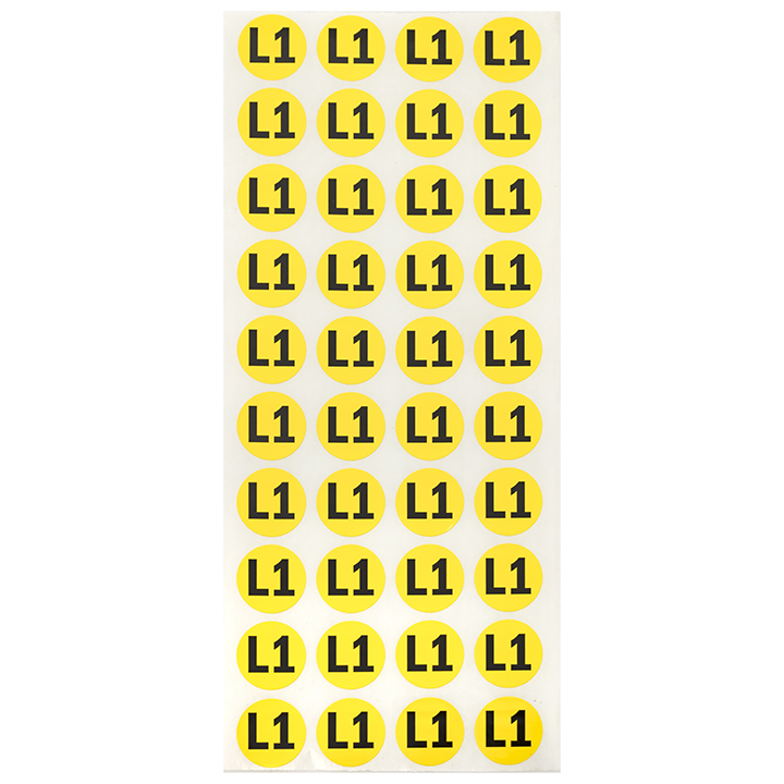 Наклейка L1 d=20мм PROxima EKF an-2-15
