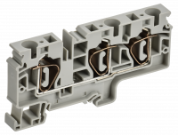 ARMAFIX Клемма пружинная CX10-3 10мм2 трехконтактная серая IEK AF-CT40-00-3-K03-010