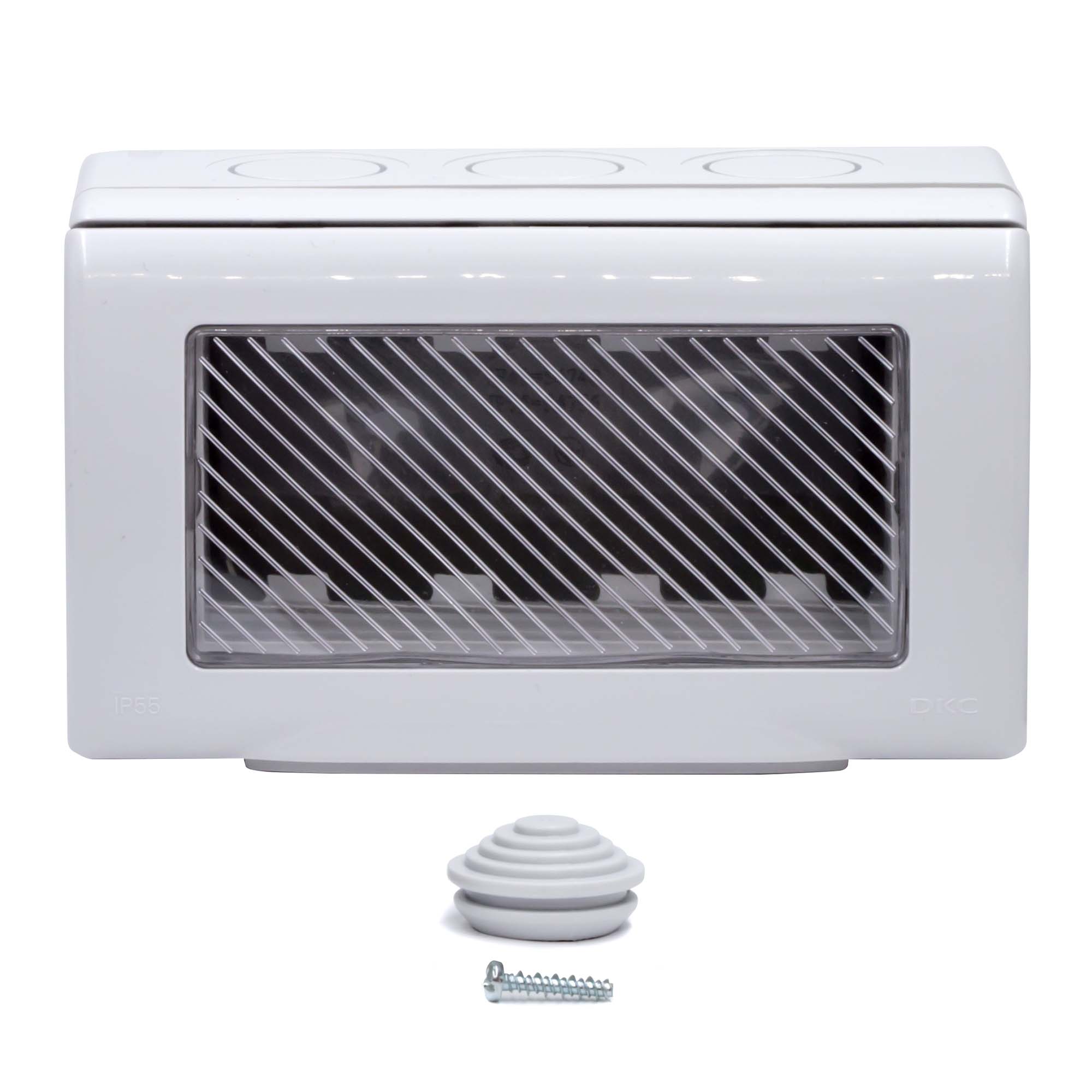 VIVA Коробка модульная настенная для электроустановочных изделий IP55 4 модуля DKC 54755