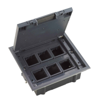 MultiDesk Люк на 12 модулей IP40 для фальшпола с монтажной коробкой, тип MDK10 Systeme Electric MDK10112