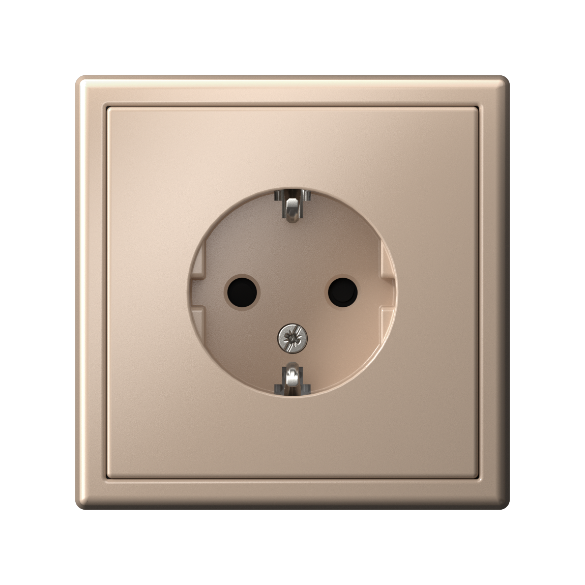ARTGALLERY розетка с заземлением со шторками, 16А, механизм, песочный Systeme Electric GAL001245