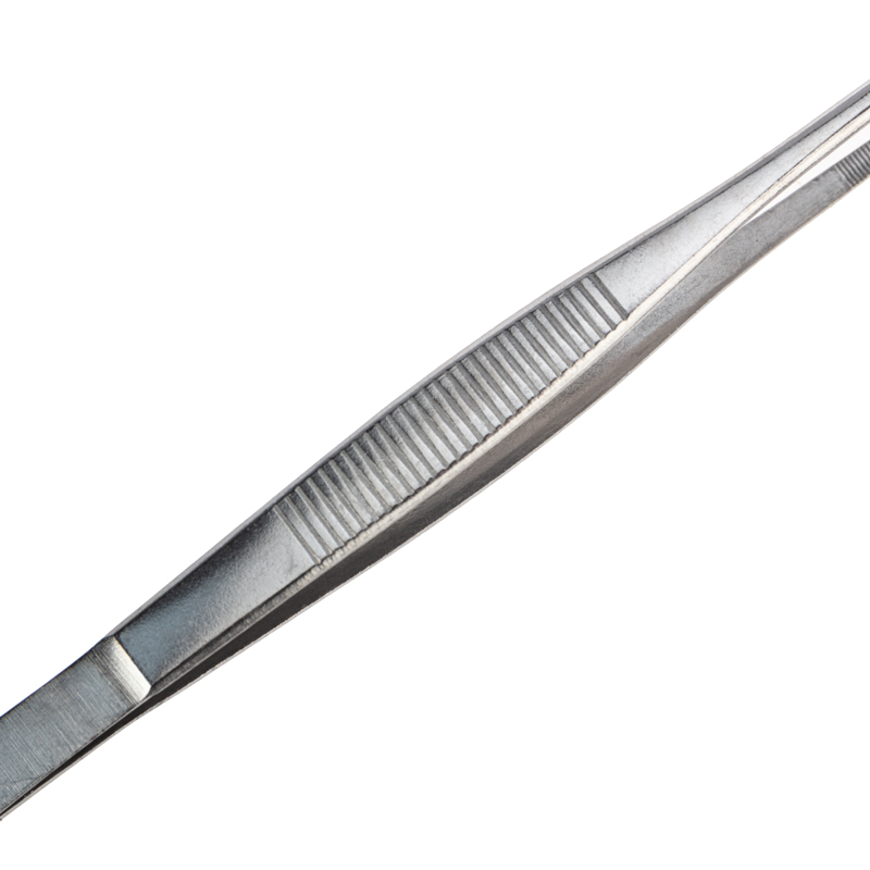 Пинцет прямой, рифленый 200 мм REXANT 12-0368