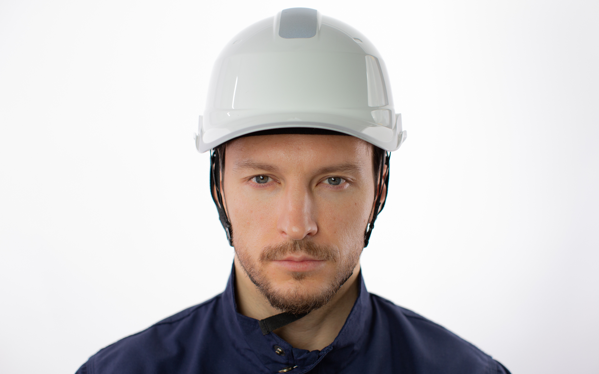 Защитная каска BASEBALL DIAMOND V UP из ABS белая с храповым механизмом Delta Plus DIAM5UPBCFLBS