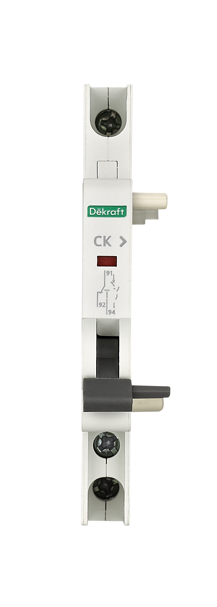 Контакт сигнальный СК-201 AC-12?Ue/Ie:AC415В/3A, AC240В/6A DC-12?Ue/Ie:DC130В/1A, DC48В/2A, DC24В/6A Dekraft 18127DEK
