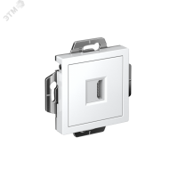 ATLASDESIGN РОЗЕТКА HDMI, механизм, БЕЛЫЙ Systeme Electric ATN000180