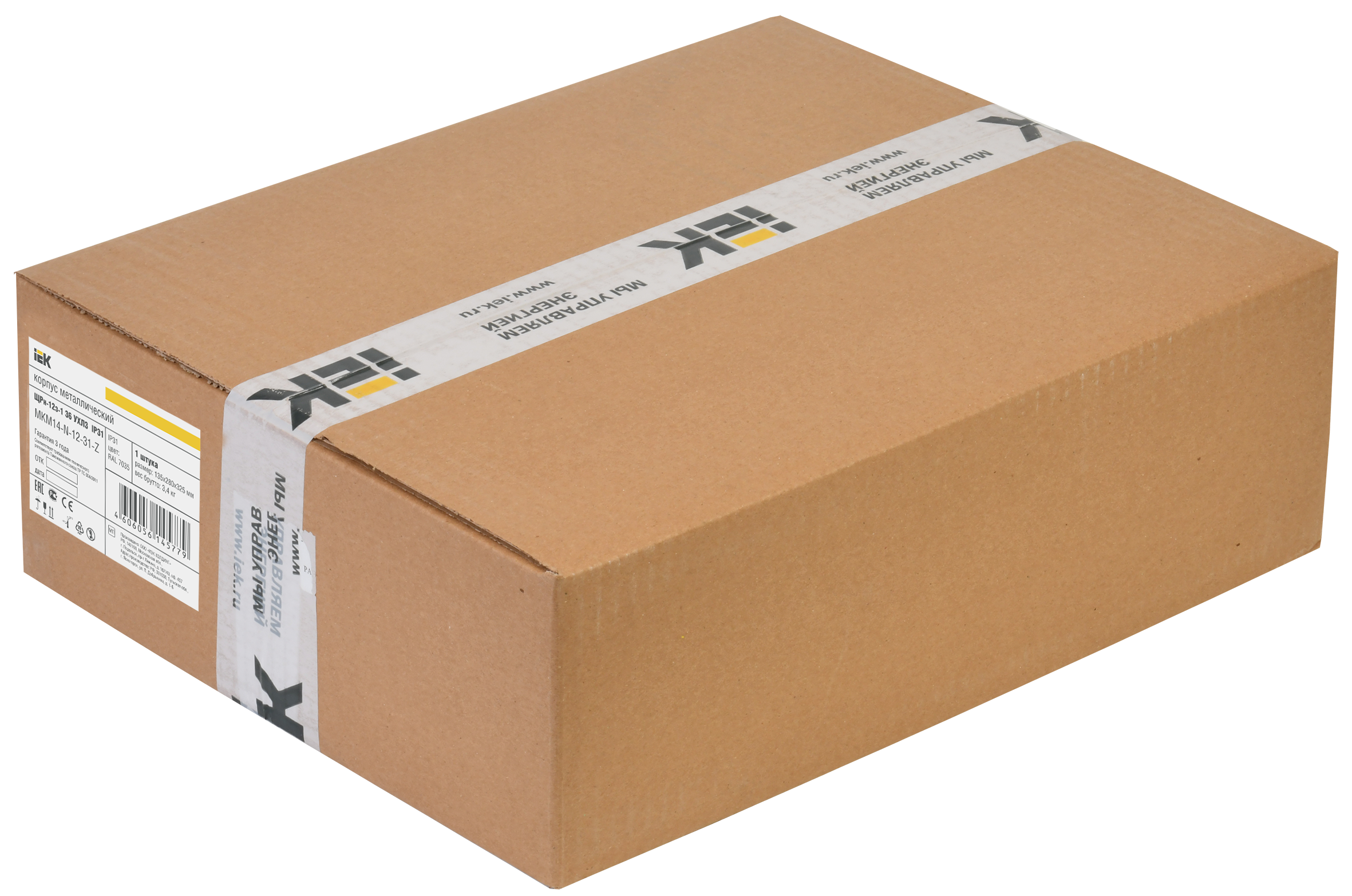 TITAN 3 Корпус металлический ЩРн-12 (265х310х120) IP31 IEK MKM14-N-12-31-Z