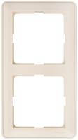 W59 Рамка 2 поста бежевая Systeme Electric KD-2-28