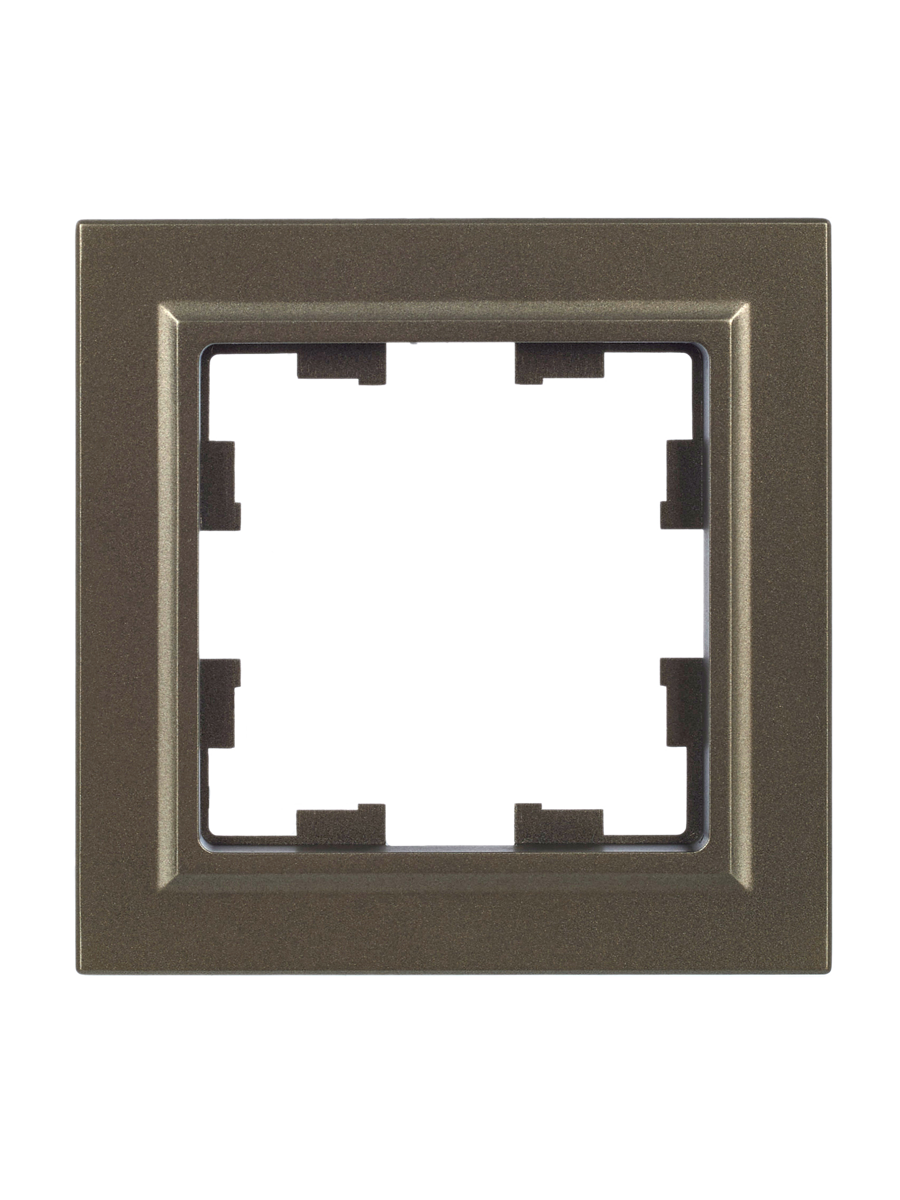 BRITE Рамка 1 пост РУ-1-БрШ шампань IEK BR-M12-K37