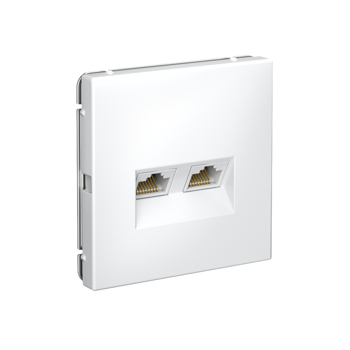 ARTGALLERY РОЗЕТКА двойная компьютерная RJ45+RJ45, кат. 5е, механизм, ЛОТОС Systeme Electric GAL001385