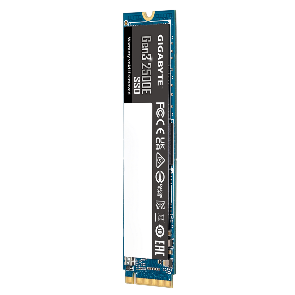 Накопитель SSD M.2 2280 500GB Gen3 2500E, PCIe 3.0x4, NVMe 1.3 GIGABYTE G325E500G 112617