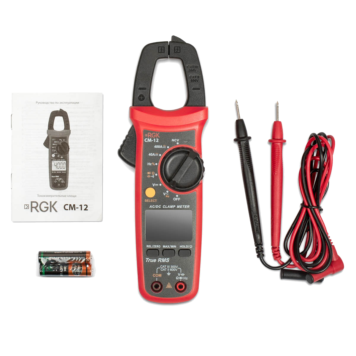 Клещи токоизмерительные CM-12 RGK 776479
