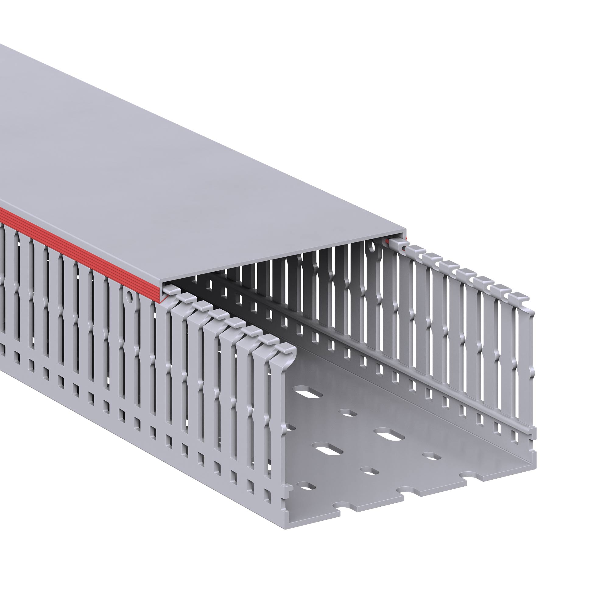 Короб перфорированный RL6 100x60 серый QUADRO DKC 01140RL