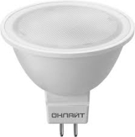 Лампа светодиодная LED 7вт 230в GU5.3 белый ОНЛАЙТ 71641 19217