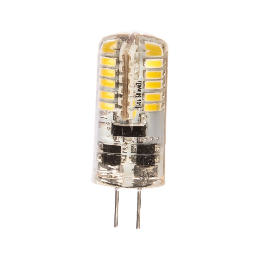 Лампа светодиодная LED 3вт 12в G4 дневной капсульная FERON LB-422 48LED 25533