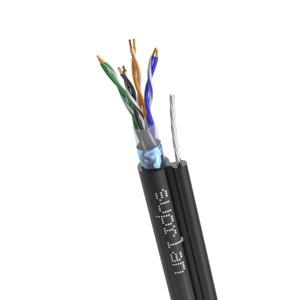 Витая пара Standard FTP 5e 4x2xAWG24 Cu PE Out. T-FG8 (трос) 305м SUPRLAN 01-1026-1