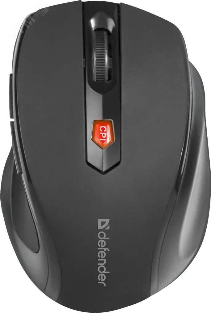 Мышь беспроводная Ultra мм-315 800-1600 dpi, 6 кнопок, черный Defender 52315 1000472431
