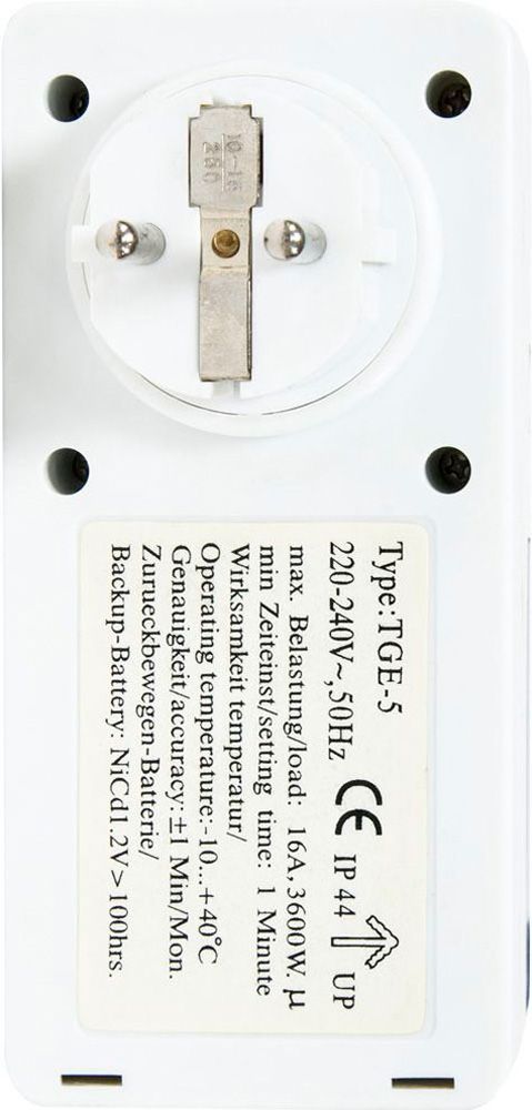 Розетка с таймером (недельная) электронная IP44 16А 3500W FERON ТМ23 23206