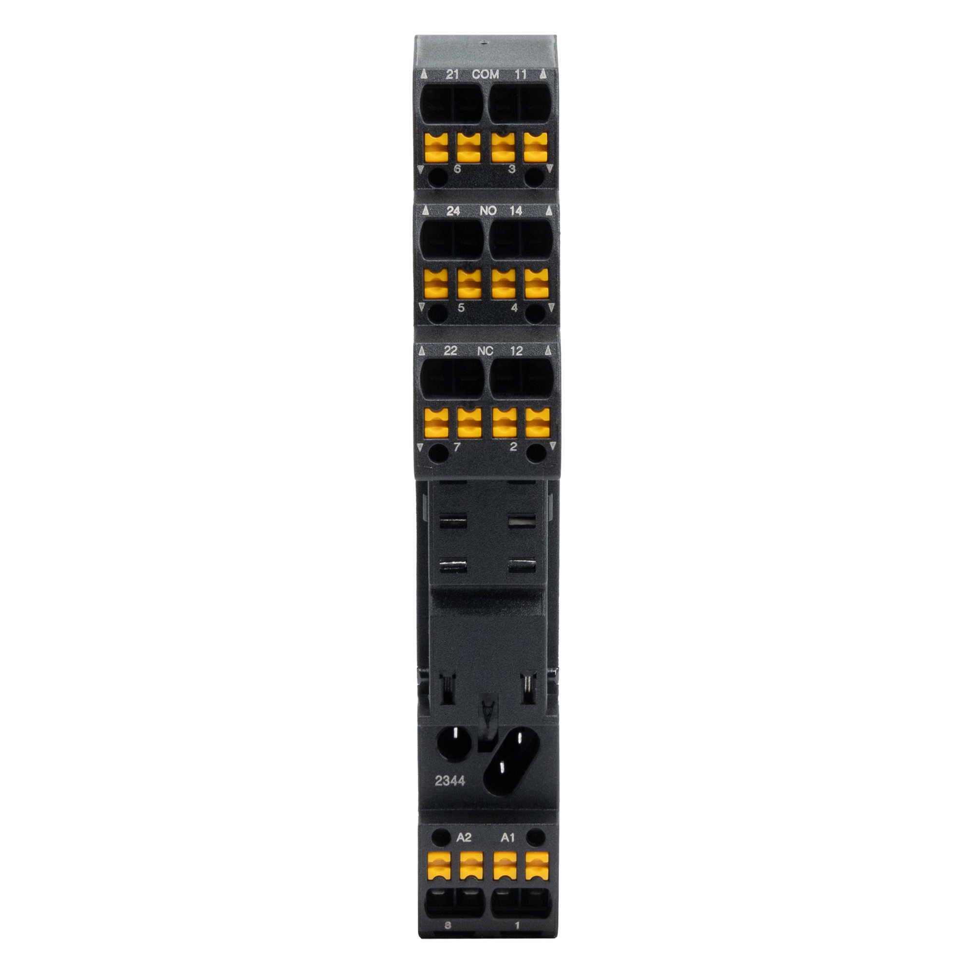 Колодка c клеммами push-in для реле на 2 группы: IR-24DC/230AC-2CO DKC IR-B2-PT