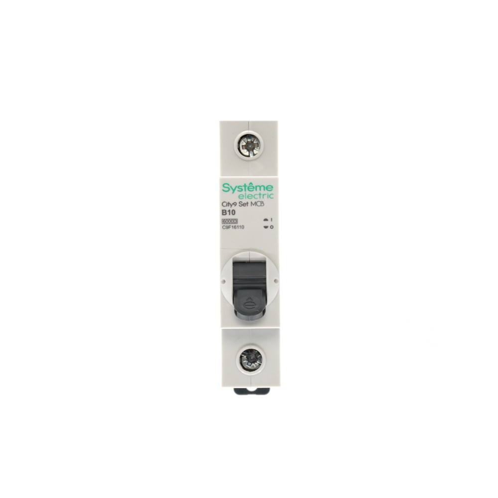 Выключатель автоматический однополюсный (АВ) B 10А 1P 6kA 230В City9 Set Systeme Electric C9F16110