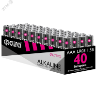 Элемент питания LR03 (AAA) алкалиновая  Alkaline  Pack-40 ФАZА 5023024