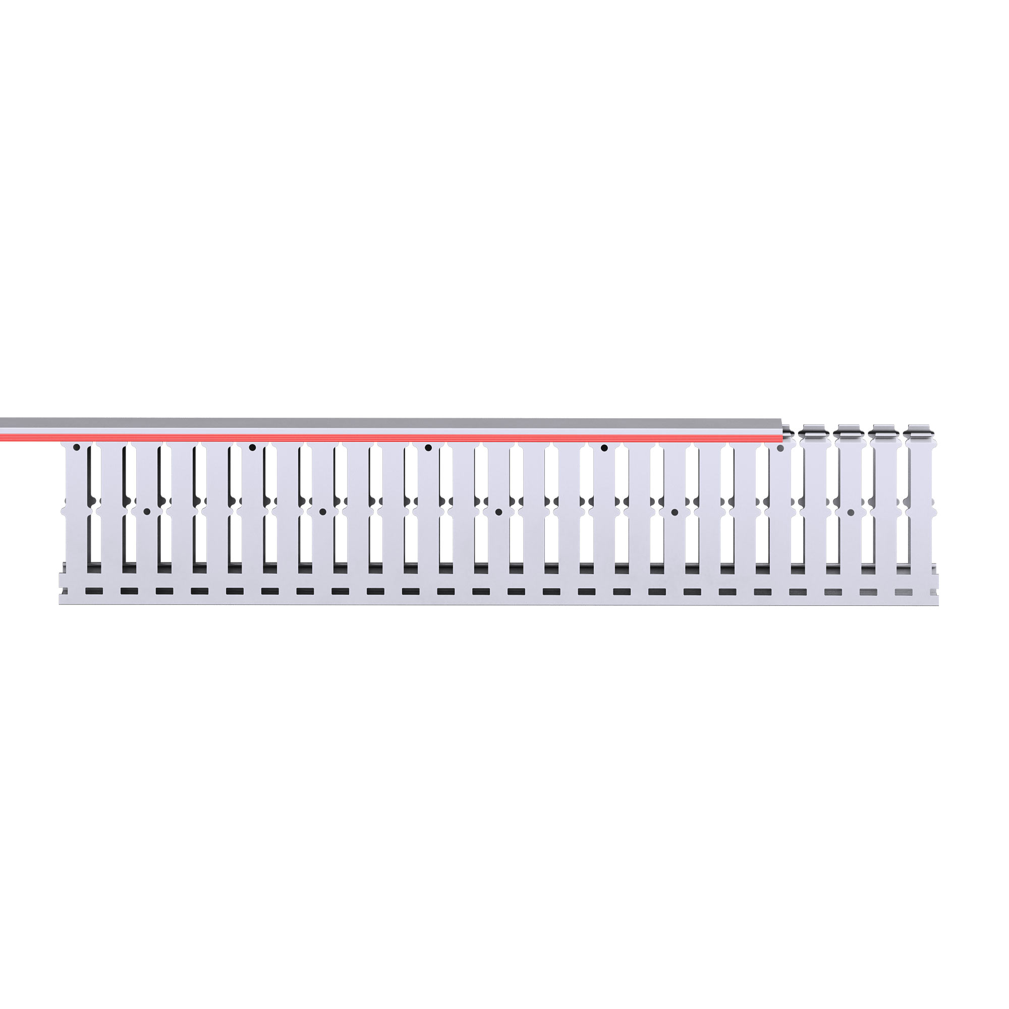 Короб перфорированный RL12 40x100 серый QUADRO DKC 00161RL